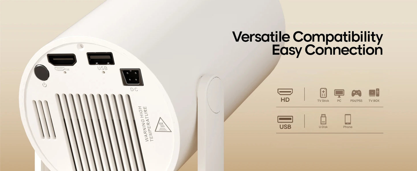 Magcubic HY300 Pro 4K Beamer – Android 11, 290 ANSI Lumen, WLAN & Bluetooth