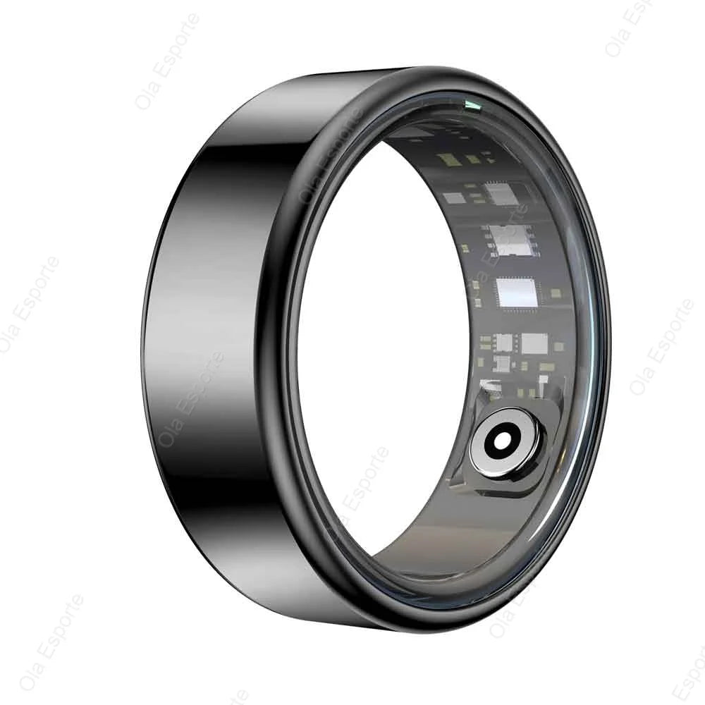 Smart Ring 2025 ohne Display – Fitness- & Gesundheitsring für Damen & Herren – Herzfrequenz, Schlaf, Blutsauerstoff – IP68 5ATM wasserdicht – für Android & iOS