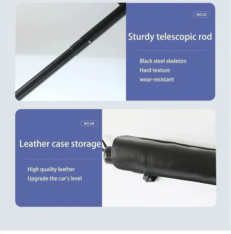 Auto-Sonnenschirm Frontscheibe – Faltbarer Car Sunshade Umbrella für Sommer & UV-Schutz