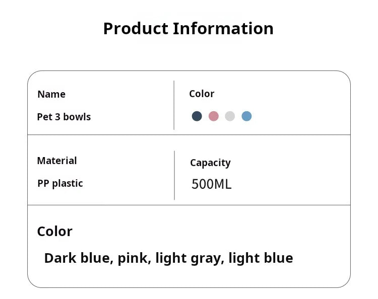 3-in-1 Katzennapf mit Wasserspender – Schräger Futternapf & Trinkflasche – Ergonomisch & rutschfest