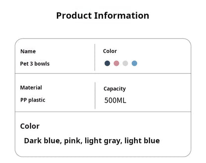 3-in-1 Katzennapf mit Wasserspender – Schräger Futternapf & Trinkflasche – Ergonomisch & rutschfest