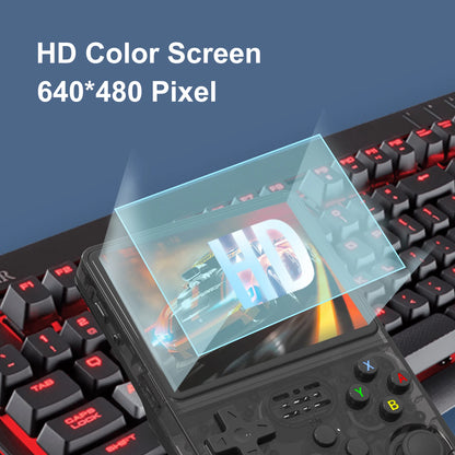 GAMINJA R36S K36 Handheld-Konsole – 3,5″ IPS, 16.000 Spiele, Linux, PS1/PSP/DC, 3500mAh Akku