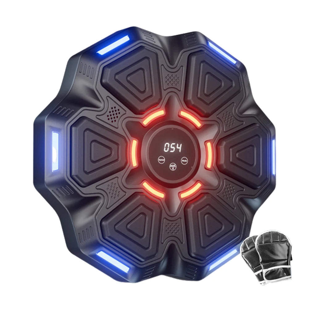 Smart Musik Boxsack Wandgerät – Bluetooth Trainingsmaschine mit Licht & Sound für Home Gym