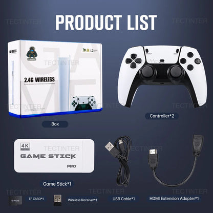 Retro Game Stick M15 – 4K Konsole mit 20.000 Spielen & Wireless Controller