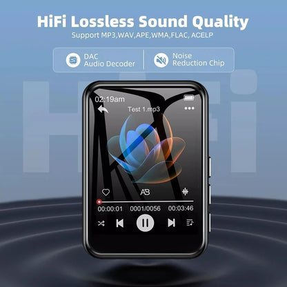 AideeMaster MP3-Player – 128 GB, Bluetooth 5.4, Touchscreen & HiFi-Sound