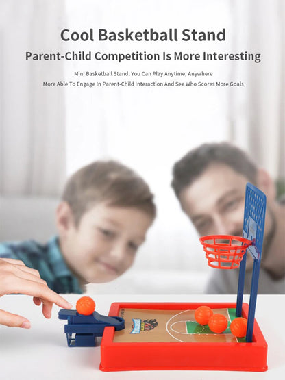 Mini Basketball Tischspiel – Tragbares Indoor & Outdoor Game ab 3 Jahren, 20×12×16 cm