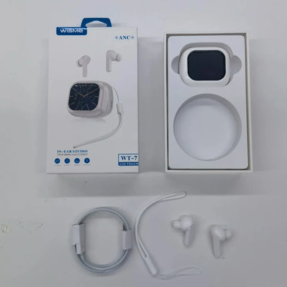 Übersetzungs-Kopfhörer mit Touch-Steuerung – Bluetooth 5.4 Headset mit Echtzeit-Übersetzung in 144 Sprachen – Noise Cancelling & Ladecase