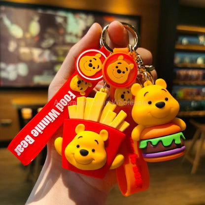 Disney Schlüsselanhänger – Mickey, Minnie & Stitch Figurenanhänger aus PVC & Metall