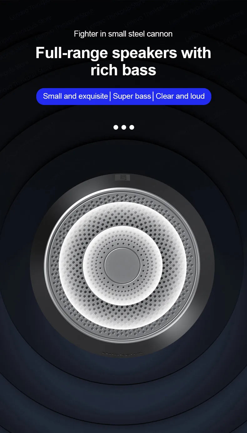 Lenovo K3 Pro Bluetooth Lautsprecher – Stereo Sound, 1200 mAh, wasserdicht