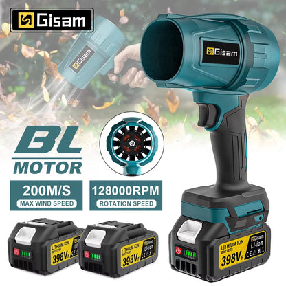 Gisam 200 m/s Brushless Turbo Jet Fan 1500 W – Makita 18 V Akku-Gebläse
