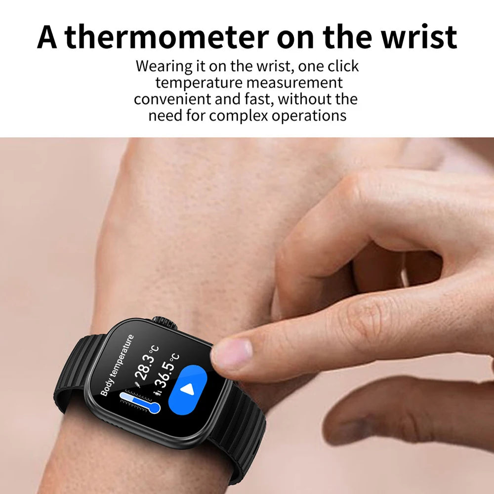 Smartwatch 2025 mit 2,01" Touchscreen – Fitnessuhr für Damen & Herren, Wasserdicht, Bluetooth Call & Gesundheitsfunktionen