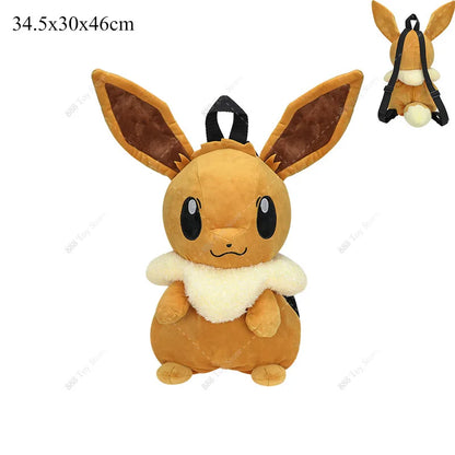 Pokémon Plüsch-Rucksack – Gengar, Pikachu, Evoli & Co. als Kuscheltier-Schulrucksack für Kinder