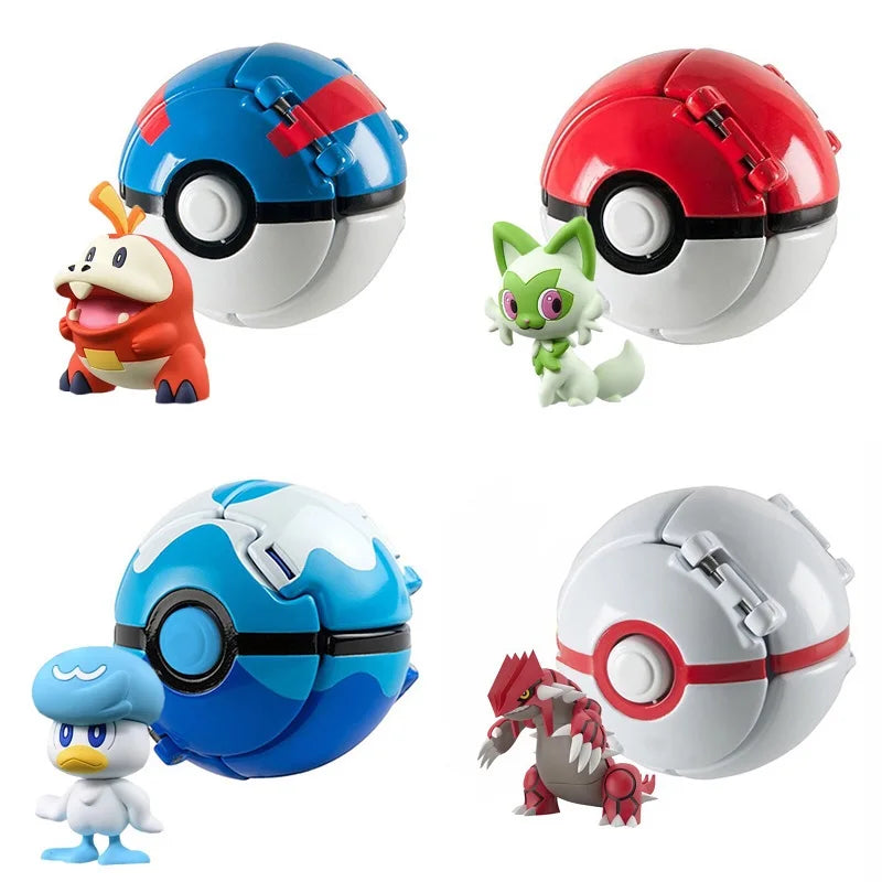 Pokémon Figur mit Pokéball – Pikachu, Glurak & Co. im Modell-Set von MINISO