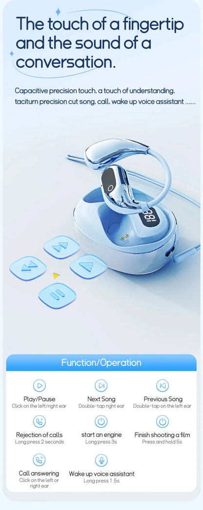 AI Übersetzungs-Kopfhörer – Bluetooth 5.3 Earbuds mit Echtzeit-Übersetzung in 144 Sprachen – Zwei-Wege-Voice-Translator für Reisen & Business