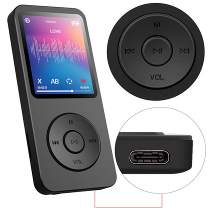 VAKIND MP3-Player – 1,8" HiFi Musikplayer mit Bluetooth 5.4 & Lautsprecher