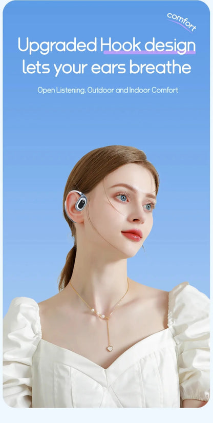 AI Übersetzungs-Kopfhörer – Bluetooth 5.3 Earbuds mit Echtzeit-Übersetzung in 144 Sprachen – Zwei-Wege-Voice-Translator für Reisen & Business