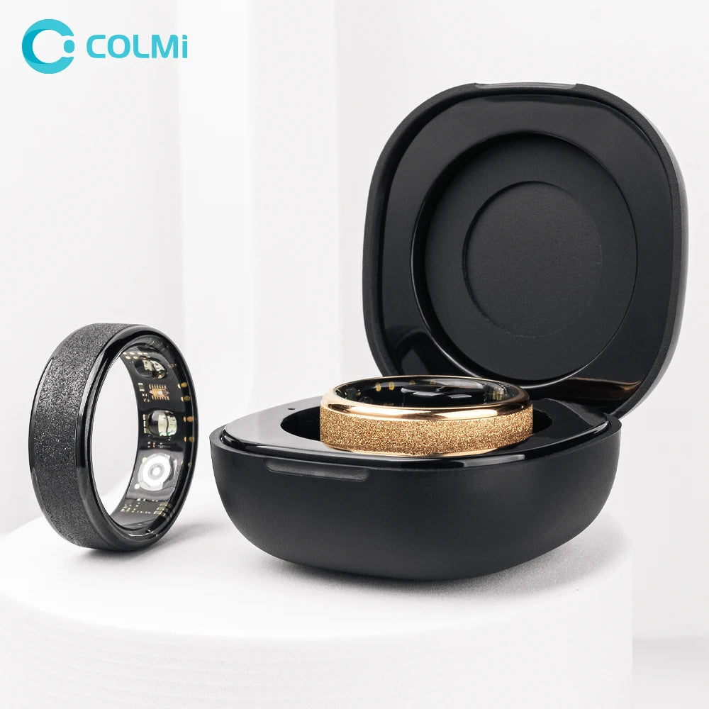 COLMI R10 Smart Ring mit Ladeetui – Gesundheits- & Schlaftracker, 5ATM wasserdicht, für Damen & Herren