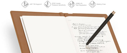 HUION Note 2-in-1 digitales Notebook-Zeichentablett mit batterielosem Stift, kabelloses Bluetooth-Papiertablett, elektronischer Schreibblock