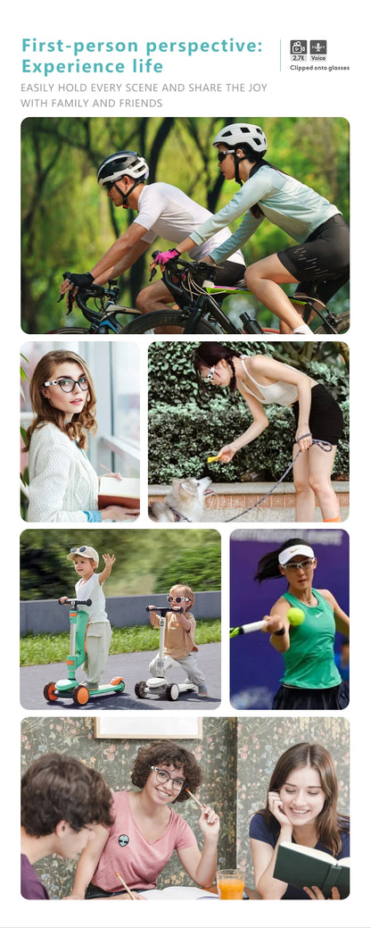 Xiaomi 4K FPV Smart Glasses mit HD-Kamera – Videoaufnahme, WiFi App-Steuerung & Sprachaufzeichnung für Outdoor & Sport