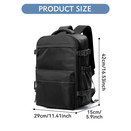 Reiserucksack mit Laptopfach 20–35 L – Expandierbarer Business- & Schulrucksack für Damen & Herren