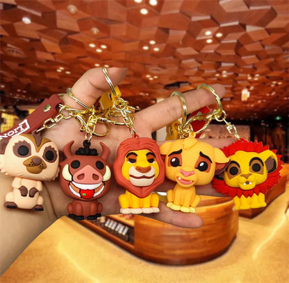 Disney Schlüsselanhänger – Mickey, Minnie & Stitch Figurenanhänger aus PVC & Metall