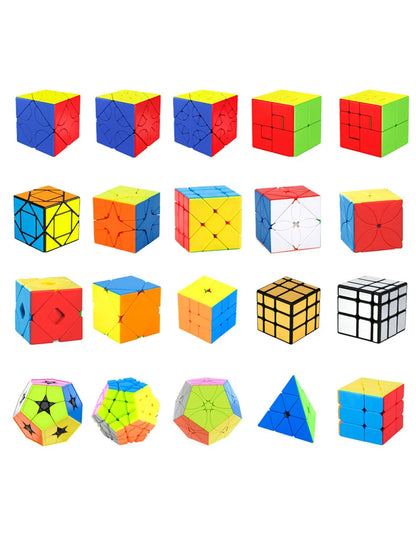 Meilong Alien Magic Cube Set 2x2 bis 9x9 – Professioneller Zauberwürfel für Kinder & Erwachsene – Puzzle Spielzeug aus Kunststoff