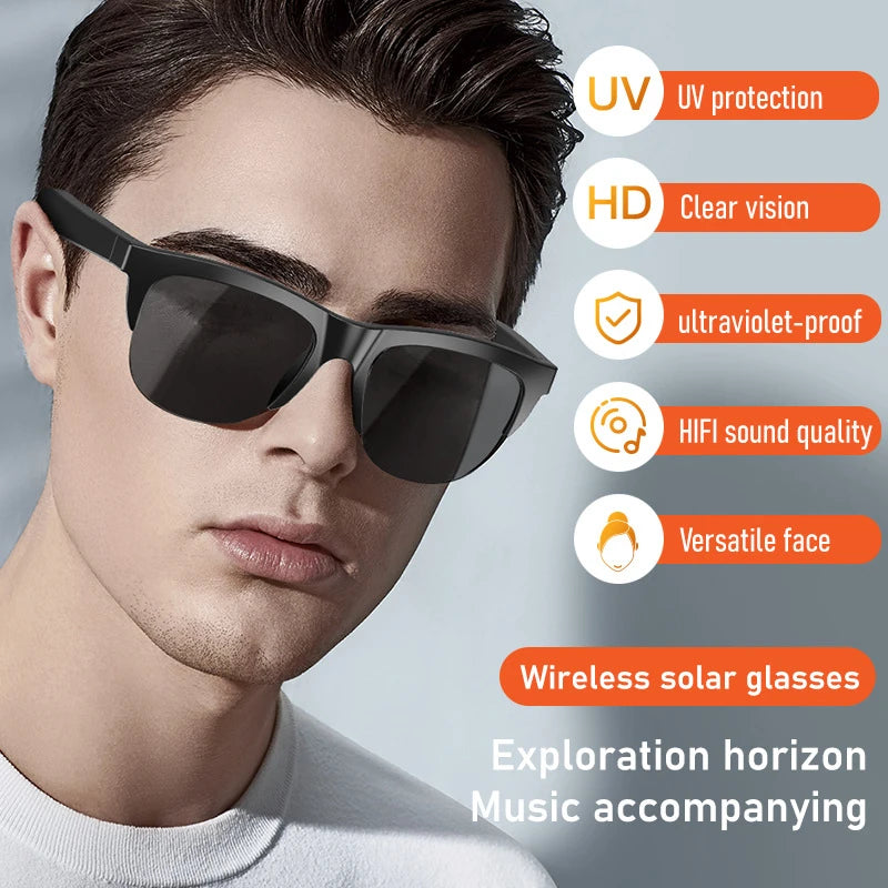Xiaomi MIJIA Smart Sonnenbrille mit Bluetooth & HIFI-Sound – Wasserdicht, UV-Schutz, Freisprechfunktion
