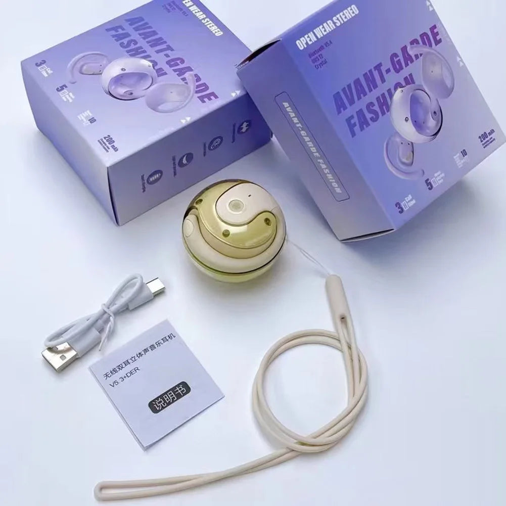 AI Übersetzungs-Ohrhörer mit Bluetooth & 144 Sprachen – Echtzeit, kabellos, für Reisen & Business