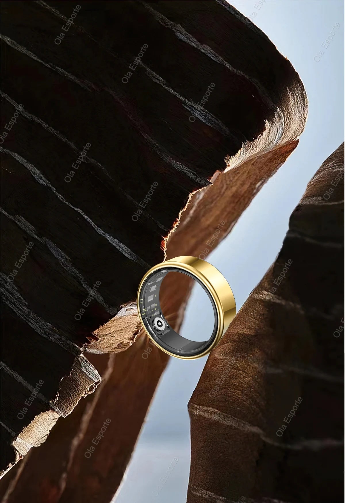 Smart Ring 2025 ohne Display – Fitness- & Gesundheitsring für Damen & Herren – Herzfrequenz, Schlaf, Blutsauerstoff – IP68 5ATM wasserdicht – für Android & iOS