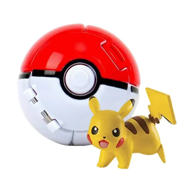Pokémon Figur mit Pokéball – Pikachu, Glurak & Co. im Modell-Set von MINISO