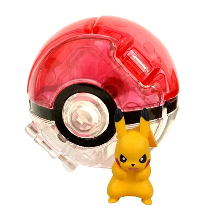 Pokémon Figur mit Pokéball – Pikachu, Glurak & Co. im Modell-Set von MINISO