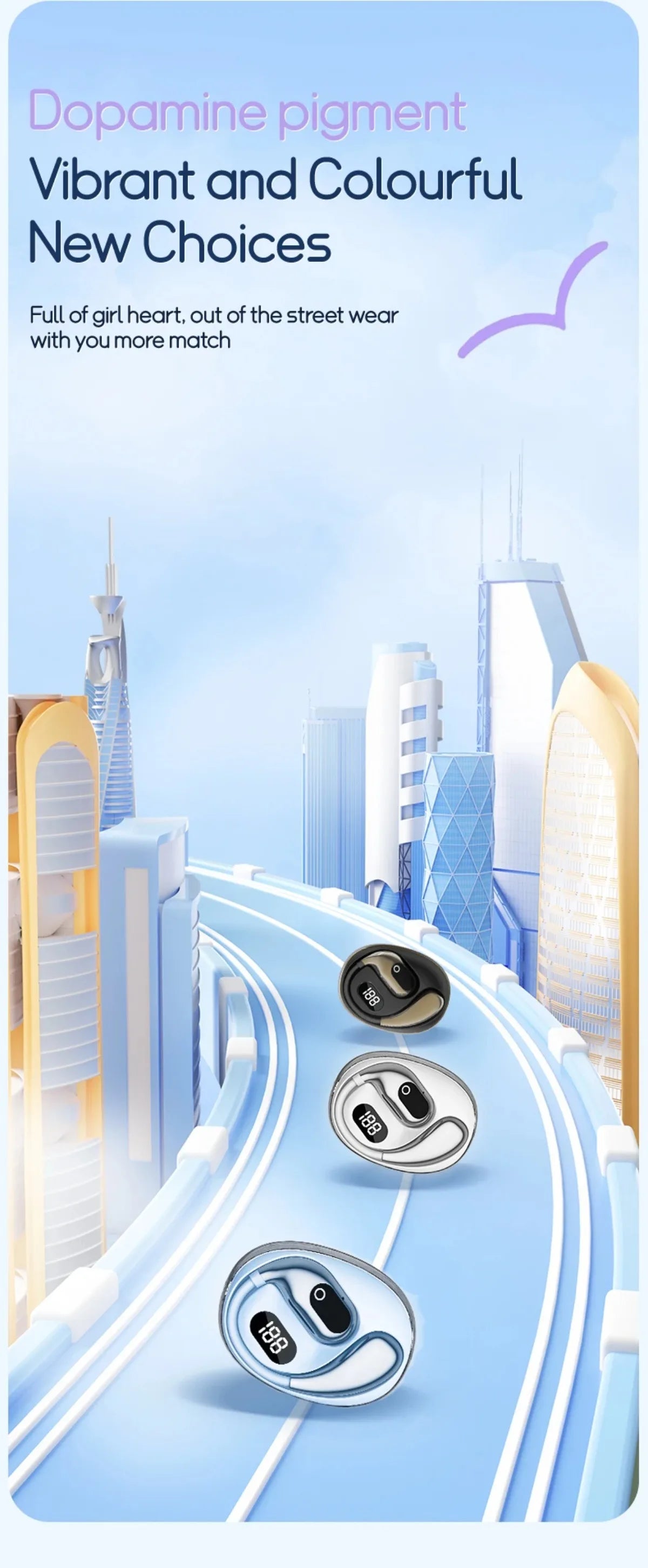 AI Übersetzungs-Kopfhörer – Bluetooth 5.3 Earbuds mit Echtzeit-Übersetzung in 144 Sprachen – Zwei-Wege-Voice-Translator für Reisen & Business