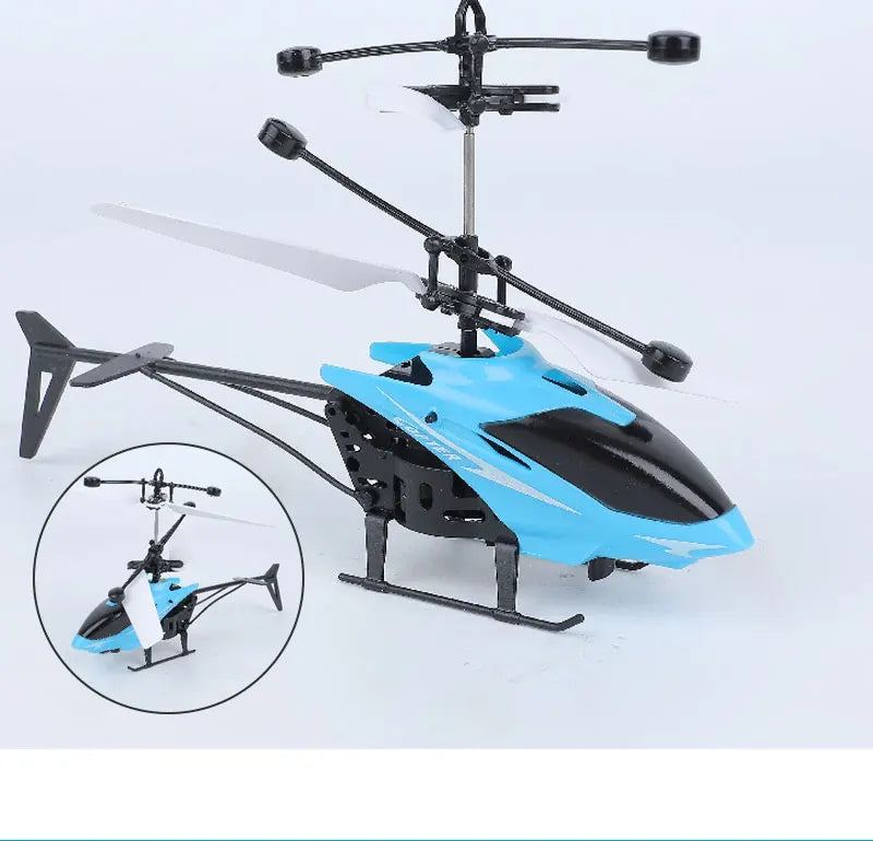 Wiederaufladbarer Mini RC Helikopter – Fernsteuerbarer Spielzeug-Drohne für Kinder mit USB-Ladung