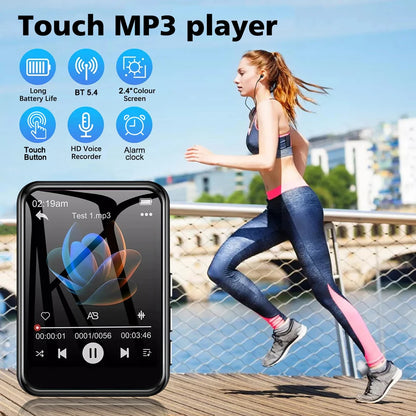AideeMaster MP3-Player – 128 GB, Bluetooth 5.4, Touchscreen & HiFi-Sound