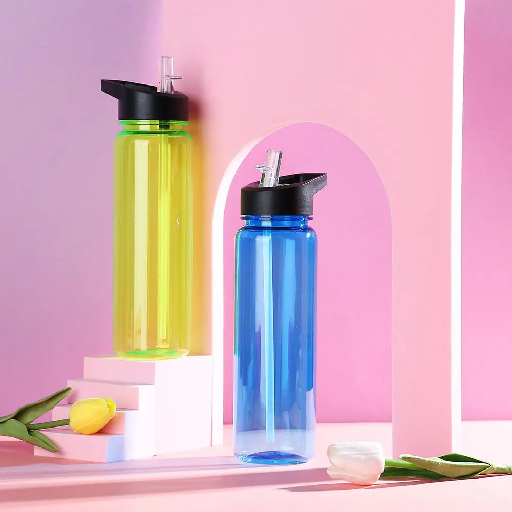 750ml Sport-Trinkflasche mit Strohhalm – Auslaufsicher & BPA-frei