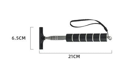 Teleskop Rückspiegel-Wischer für Autos – Universal Auto Glasreiniger mit Gummikopf & ausziehbarem Griff