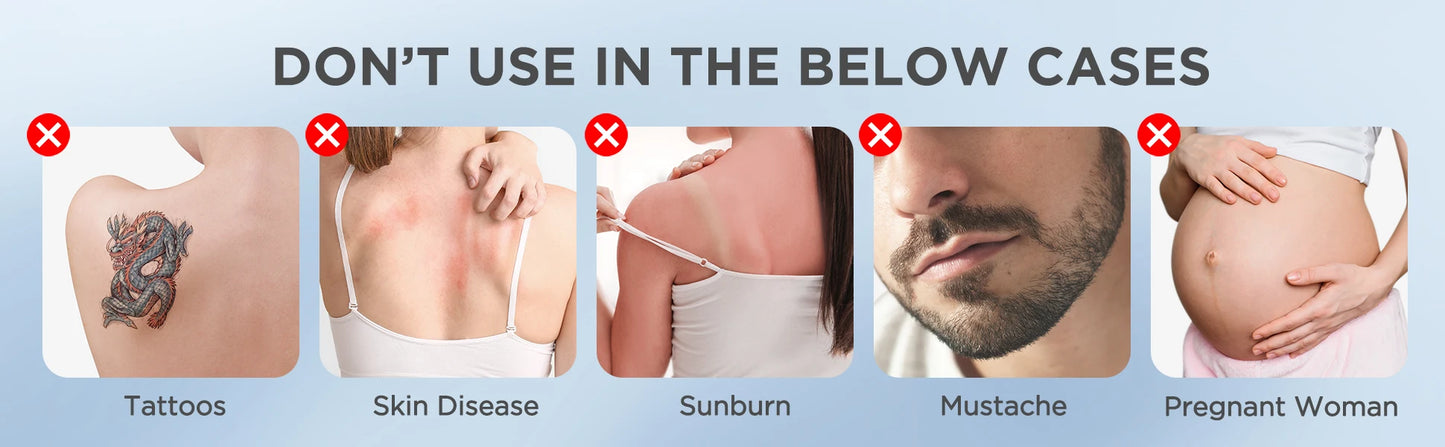 INNZA Haarentfernung mit Eiskühlungs-Pflegefunktion für Frauen, dauerhaft, 999.999 Blitze, schmerzloses IPL-Haarentfernungsgerät