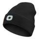 3-in-1 Bluetooth Beanie mit LED-Licht – Mütze mit Kopfhörer & Licht, USB-Ladung, Unisex für Outdoor & Sport