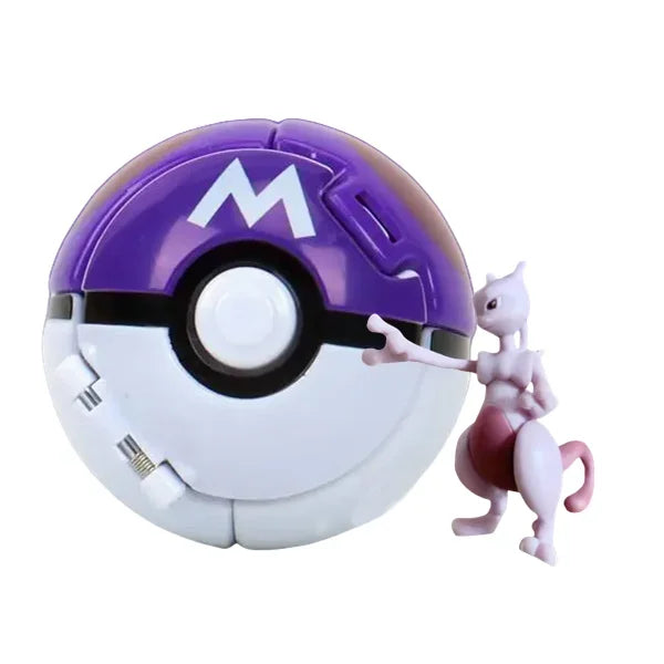 Pokémon Figur mit Pokéball – Pikachu, Glurak & Co. im Modell-Set von MINISO