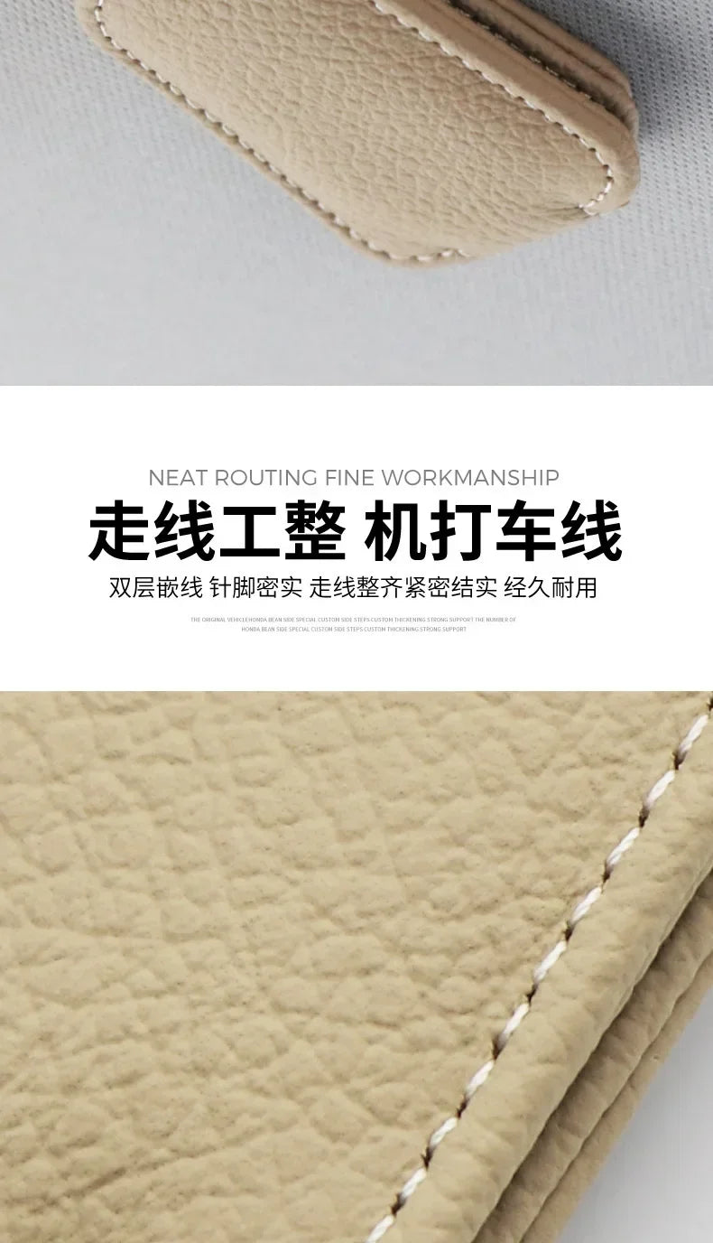 Magnetischer Sonnenbrillenhalter fürs Auto – Lederclip für Sonnenblende & Tickets – 1 Stück