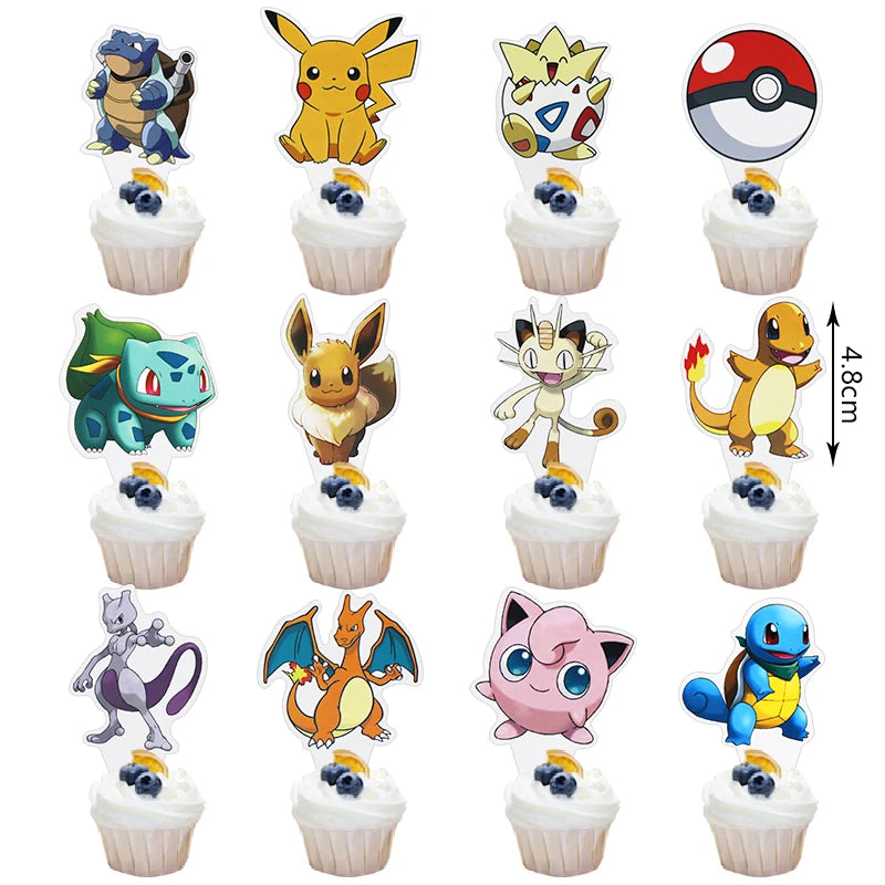 Pokemon Geburtstag Party Dekoration Neue Blitz Pikachu Ballon Für Kinder Event Liefert Einweg Geschirr Banner Hintergrund