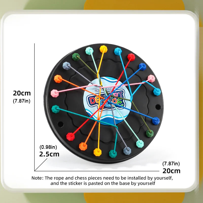 LPCBEC Rope Puzzle 2025 – Logikspiel für Kinder ab 14 Jahren mit Knoten-Challenge