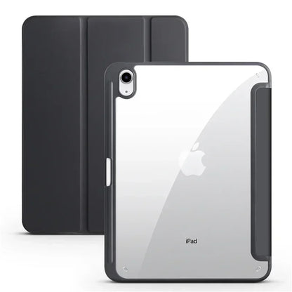 iPad Hülle mit Stifthalter & Standfunktion – Acryl Rückseite, stoßfest