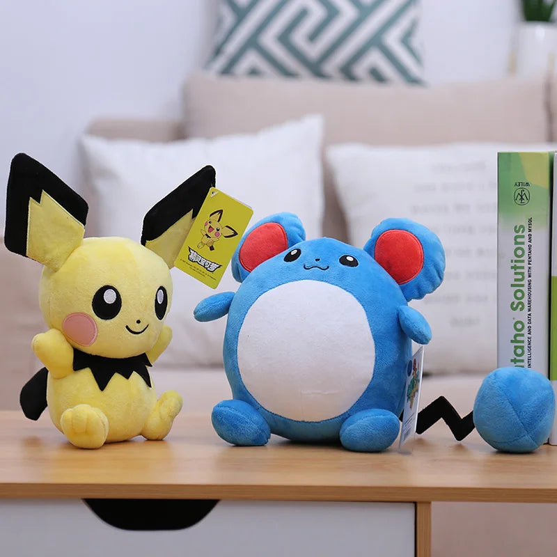 Pokémon Plüschfiguren 20 cm – Pikachu, Gengar, Charizard & mehr – Weiche Kuscheltiere für Kinder & Sammler