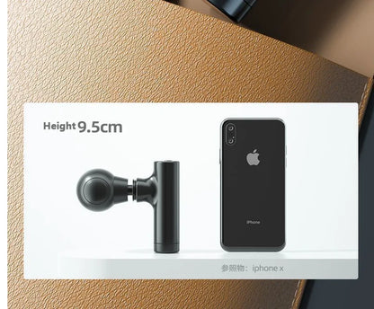 Elektrische Mini-Massagepistole – Tiefengewebe-Massager für Nacken, Rücken & Füße, CE-zertifiziert