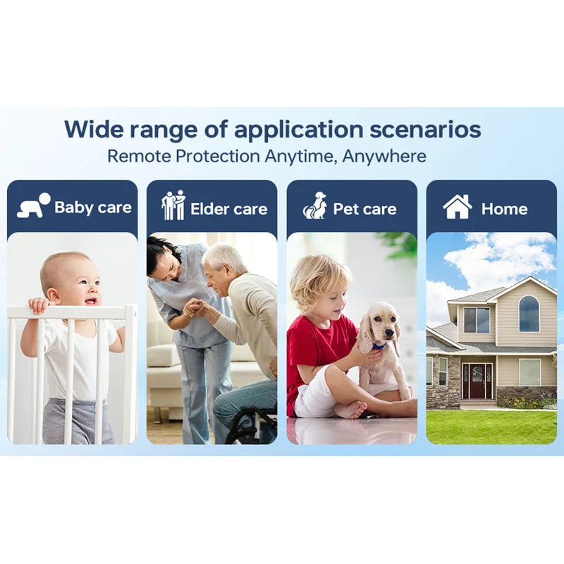 Mini Überwachungskamera HD 1080P mit Bewegungserkennung – WLAN, 120° Weitwinkel & App-Steuerung für Zuhause & Büro