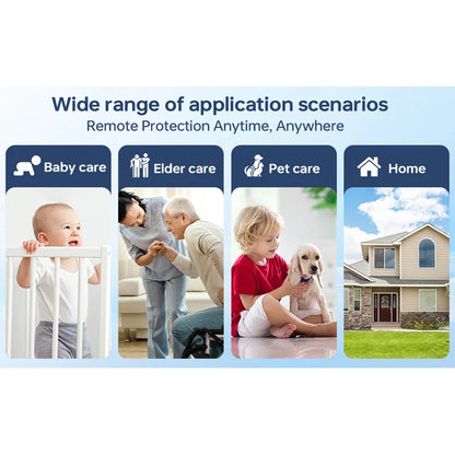 Mini Überwachungskamera HD 1080P mit Bewegungserkennung – WLAN, 120° Weitwinkel & App-Steuerung für Zuhause & Büro