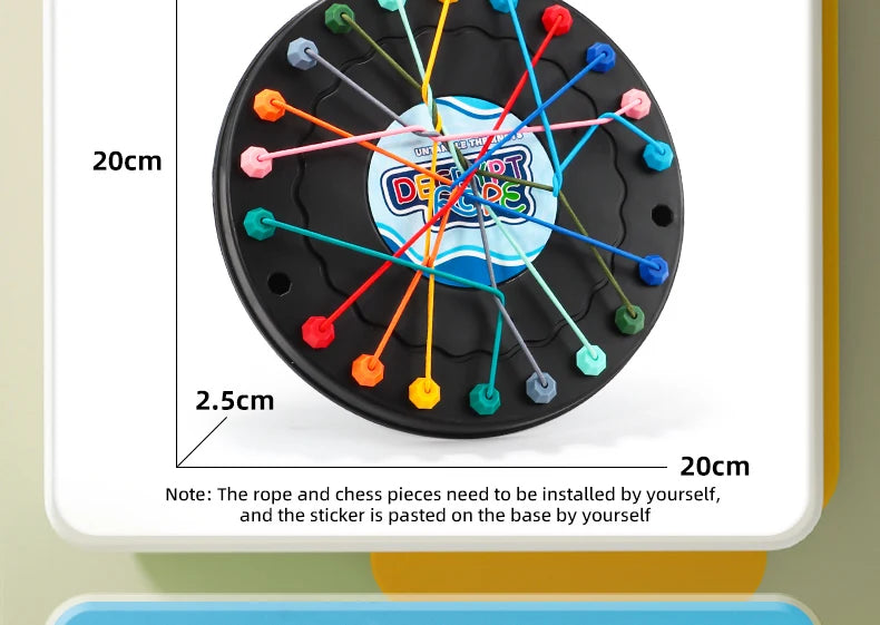 LPCBEC Rope Puzzle 2025 – Logikspiel für Kinder ab 14 Jahren mit Knoten-Challenge