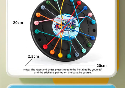 LPCBEC Rope Puzzle 2025 – Logikspiel für Kinder ab 14 Jahren mit Knoten-Challenge