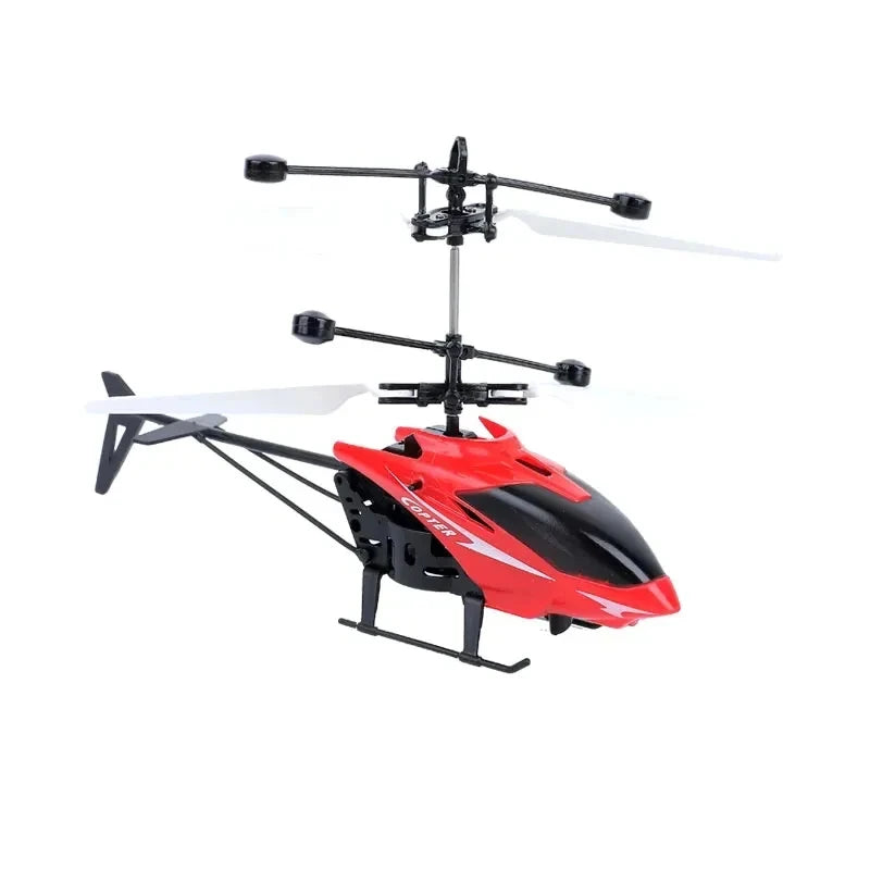 Wiederaufladbarer Mini RC Helikopter – Fernsteuerbarer Spielzeug-Drohne für Kinder mit USB-Ladung